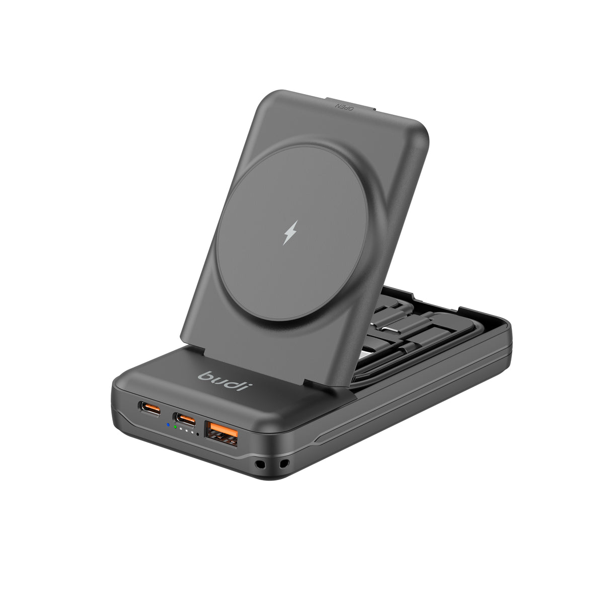 Budi Power Bank, 20W, 10000 mAh, Black (PB515QB)