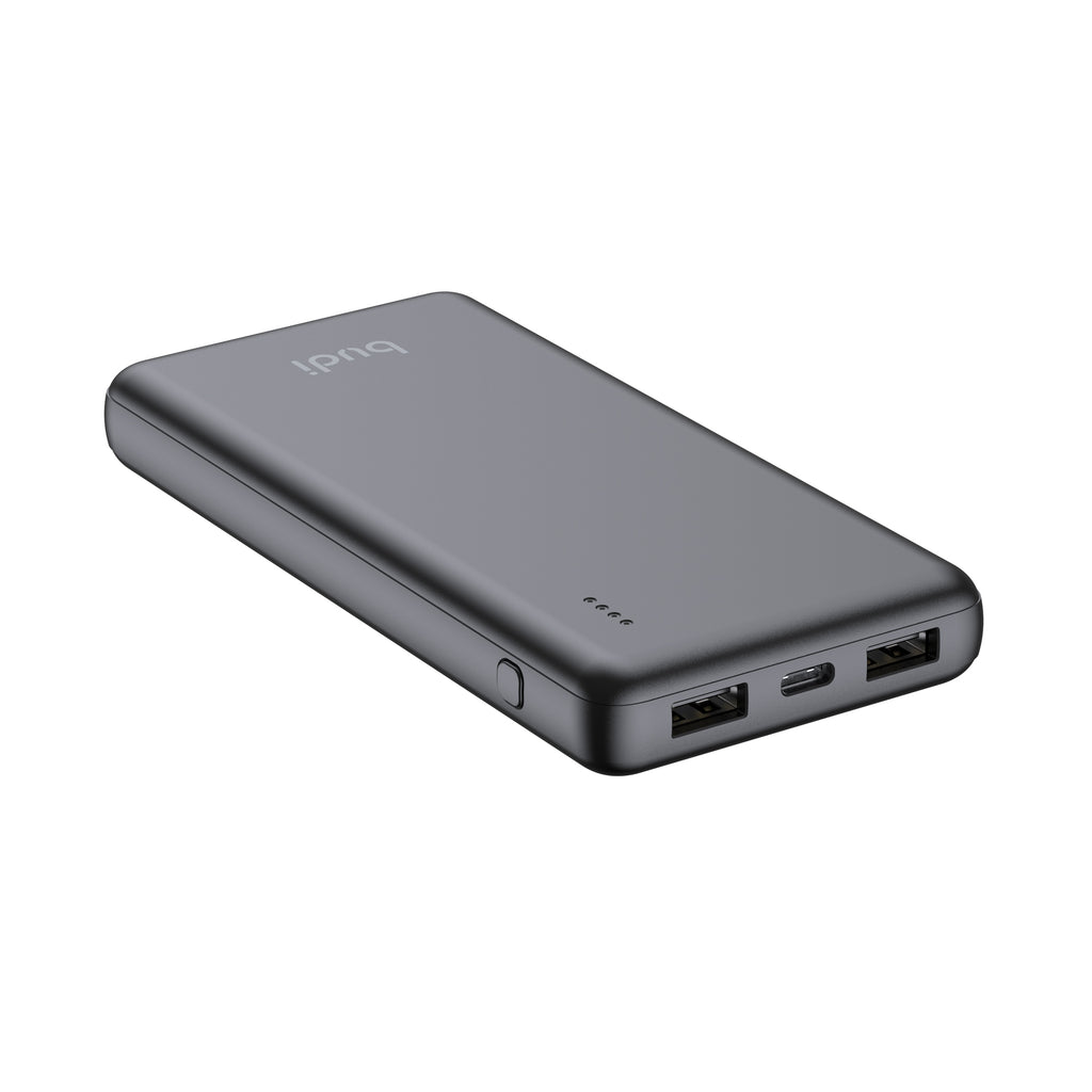 Budi Power Bank, 12W, 10000 mAh, Black (PB818B1)