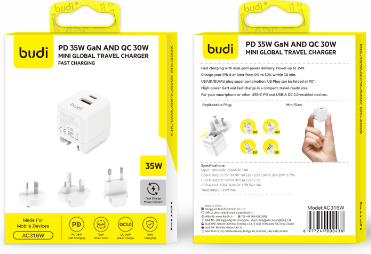 Budi Wall Charger, 35W (AC316W)
