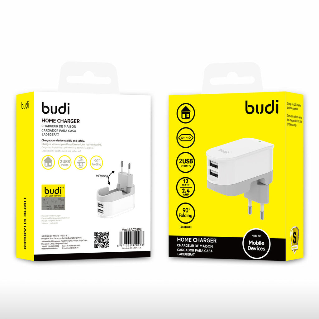 Budi M8J029E — Oplader 12W