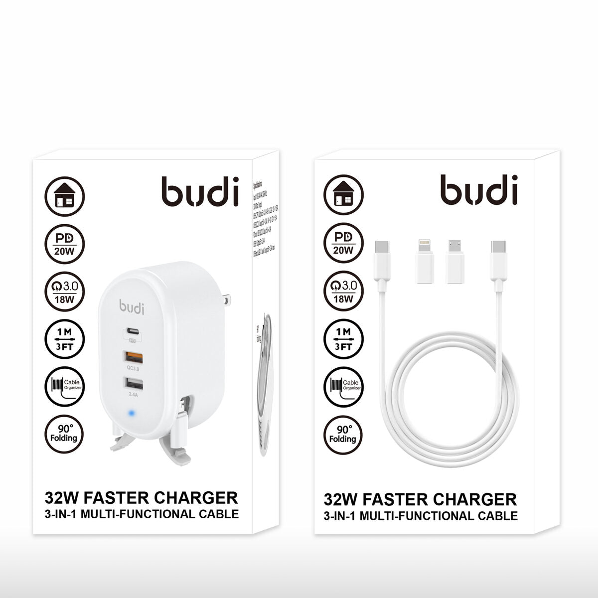 Budi M8J312ET — Oplader