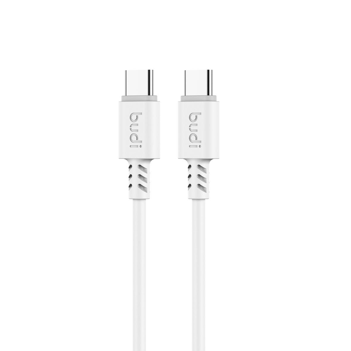 Budi USB-C to USB-C Charging Cable, 1m, White (DC011TT10W)