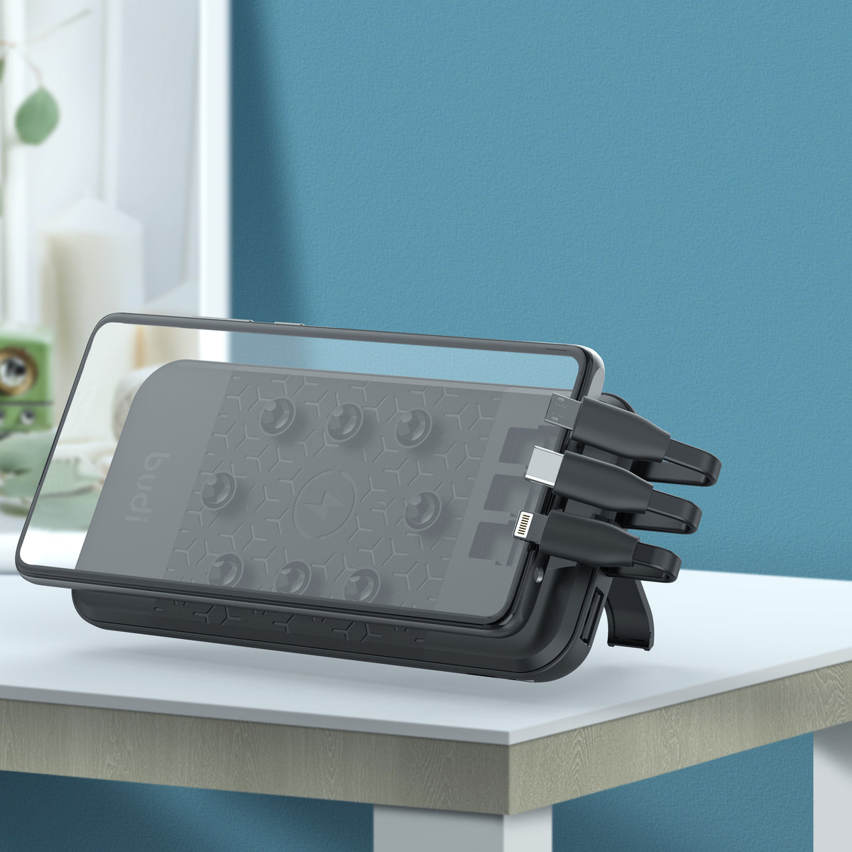 Budi Power Bank, 5W, 10000 mAh, Black (PB098B)