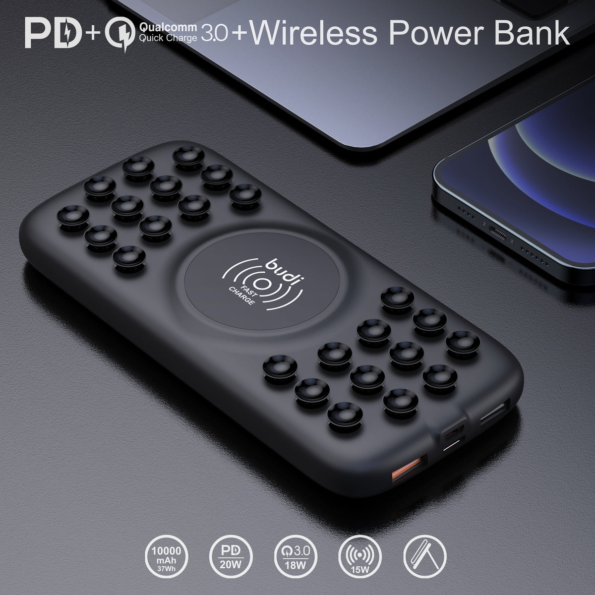 Budi Power Bank, 20W, 10000 mAh (PB099B)