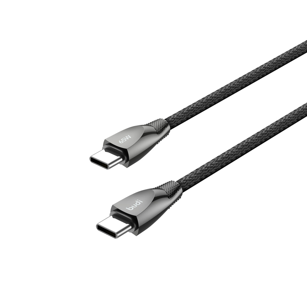 Budi USB-C to USB-C Charging Cable, 65W, 1.2m (DC128TT12B)