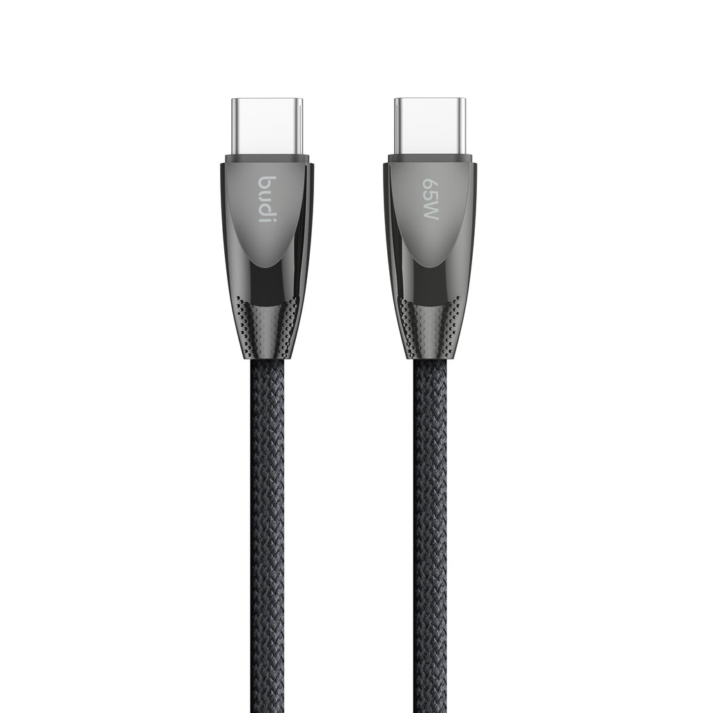 Budi USB-C to USB-C Charging Cable, 65W, 1.2m (DC128TT12B)