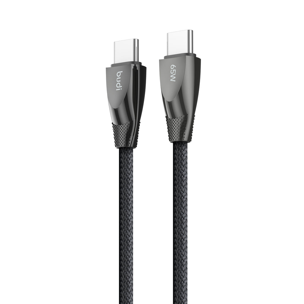 Budi USB-C to USB-C Charging Cable, 65W, 1.2m (DC128TT12B)
