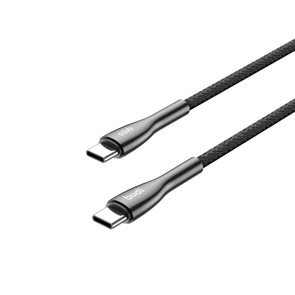 Budi USB-C to USB-C Charging Cable, 65W, 1.2m (DC129TT12B)