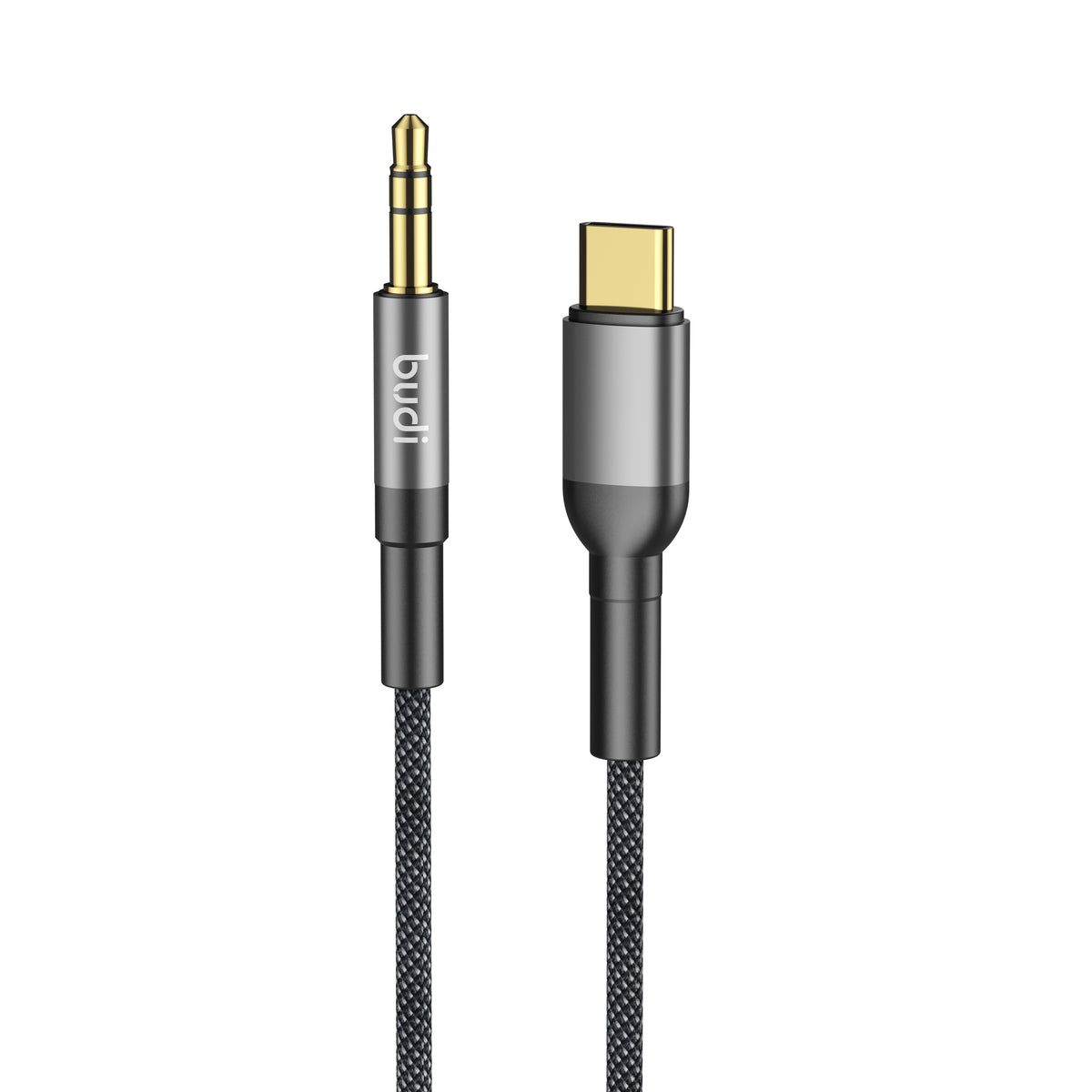 Budi USB-C to 3.5mm Audio Adapter, 1.2m, Black (DC131TX12A)