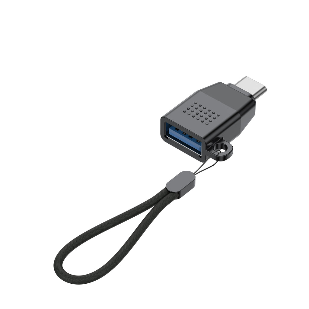 Budi USB-C to USB-A OTG Adapter, Black (DC151B)