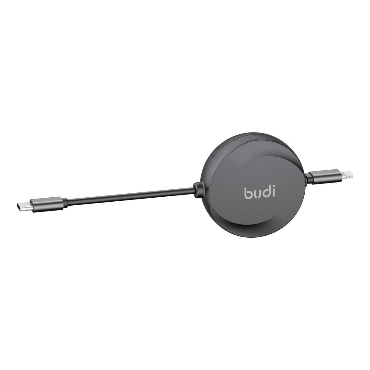 Budi USB-C to Lightning Charging Cable, 27W, 1m, Black (DC257TL10B)