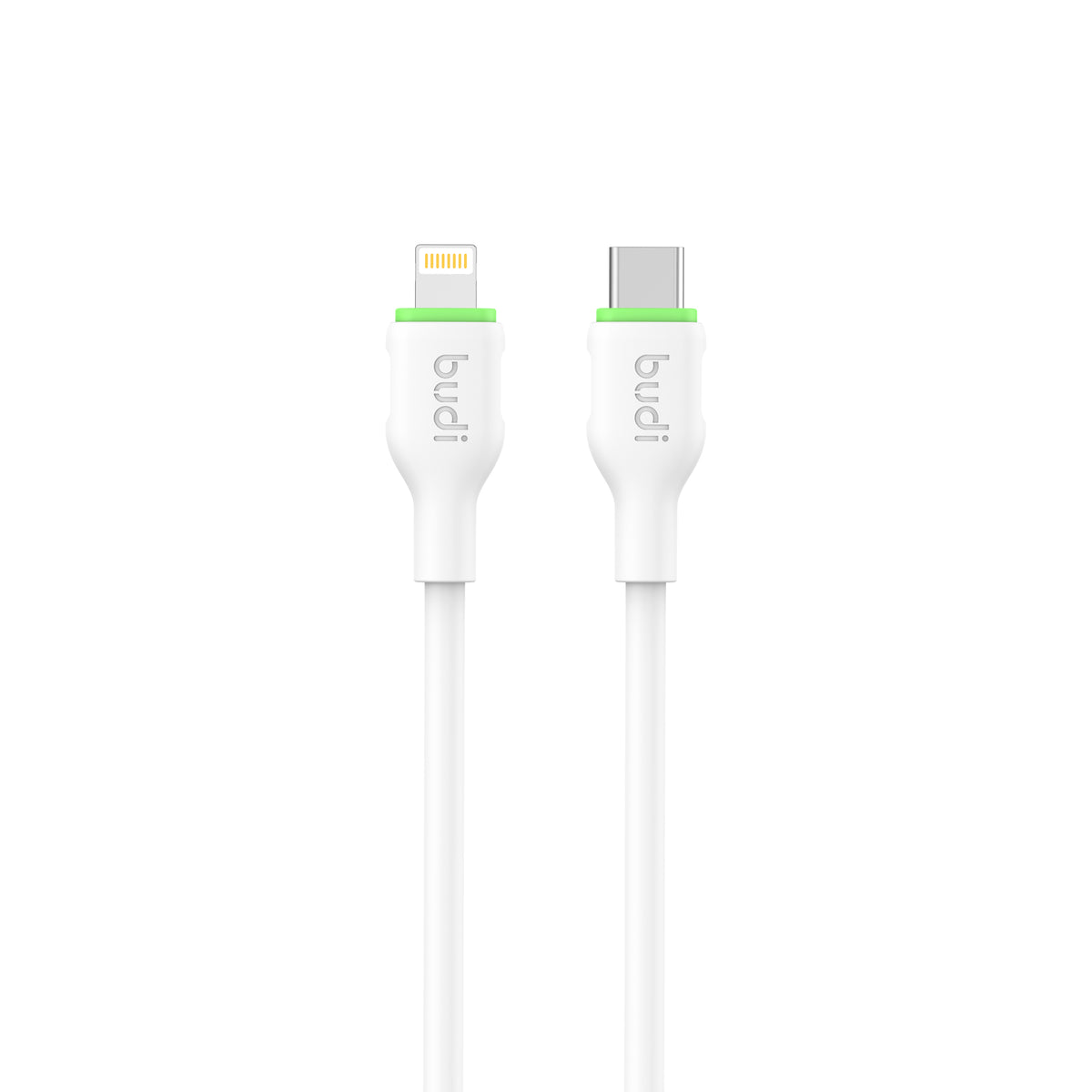 Budi USB-C to Lightning Charging Cable, 27W, 2.1m, White (DC261TL21W)