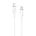 Budi USB-C to USB-C Charging Cable, 65W, 1.2m, White (DC261TT12W)