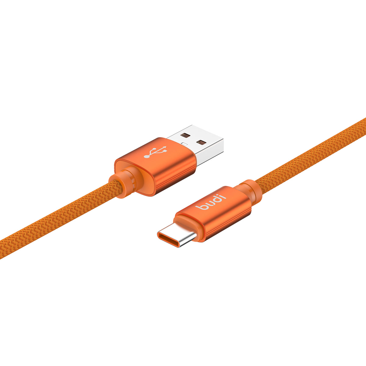 Budi USB-A to USB-C Charging Cable, 1.5m, Orange (DC271T15C)