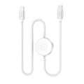 Budi 2-in-1 USB-C Cable with Apple Watch Charger, 100W, 1.5m, White (DC275TT15W)