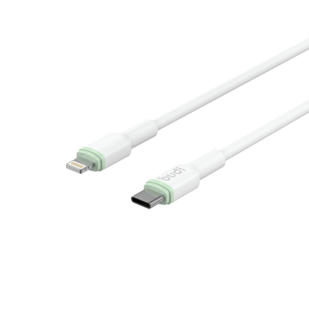 Budi USB-C to Lightning Charging Cable, 27W, 1m, White (DC277TL10WS)
