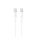 Budi USB-C to USB-C Charging Cable, 65W, 1m, White (DC277TT10WS)