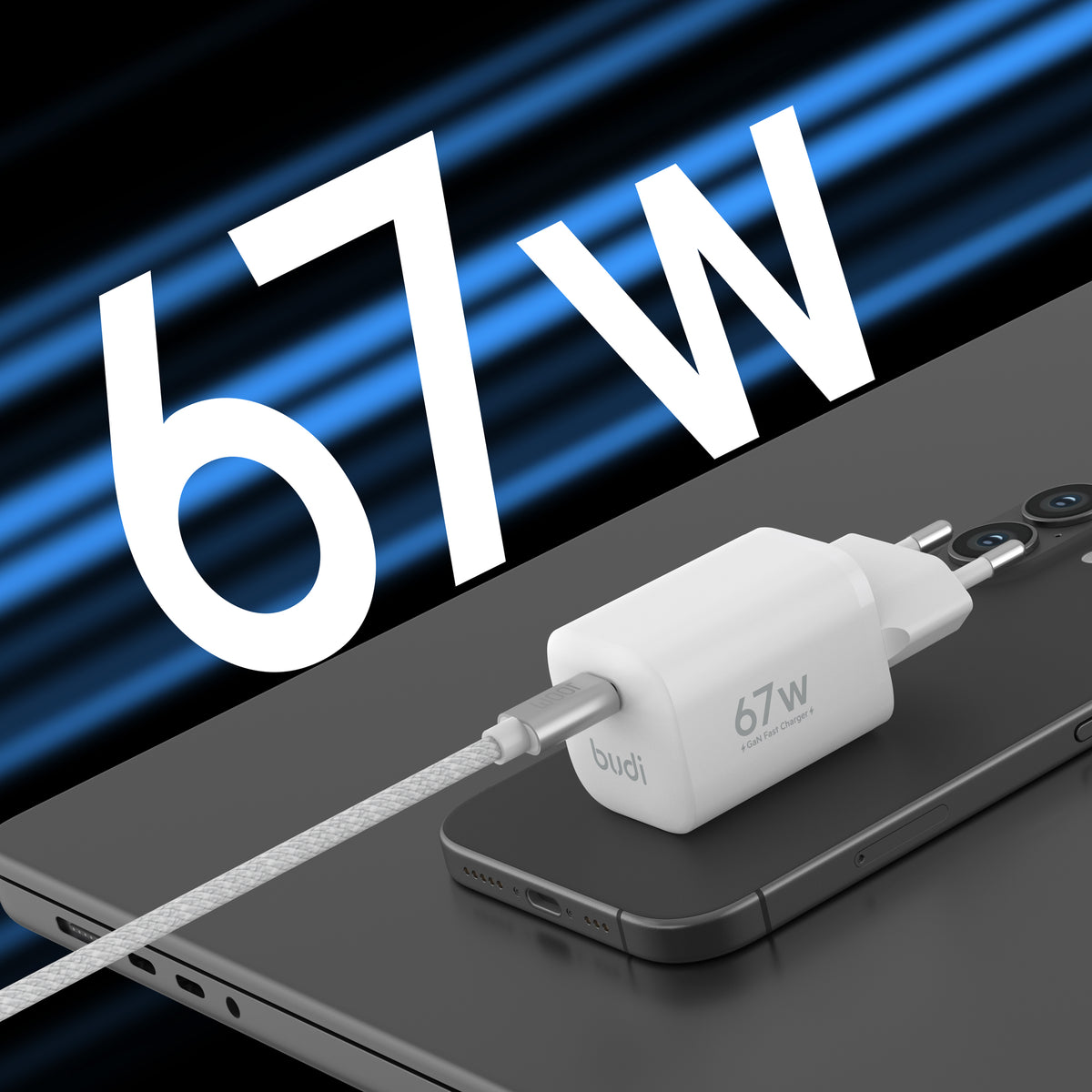 Budi Wall Charger, 67W (AC310EW)
