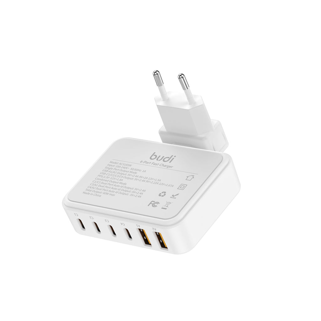 Budi Wall Charger, 60W, 1.5m (AC318EW)