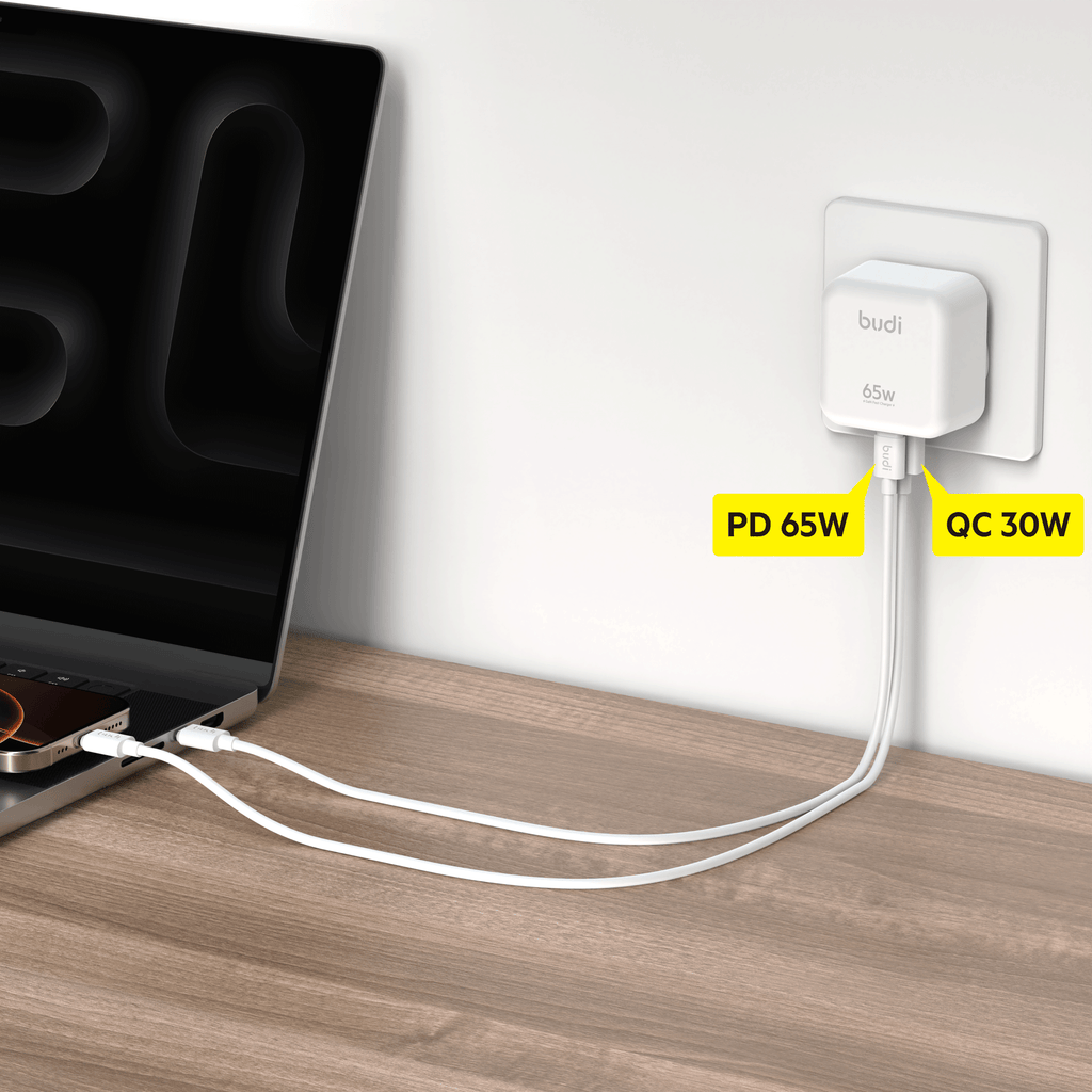 Budi Wall Charger, 65W (AC320EW)