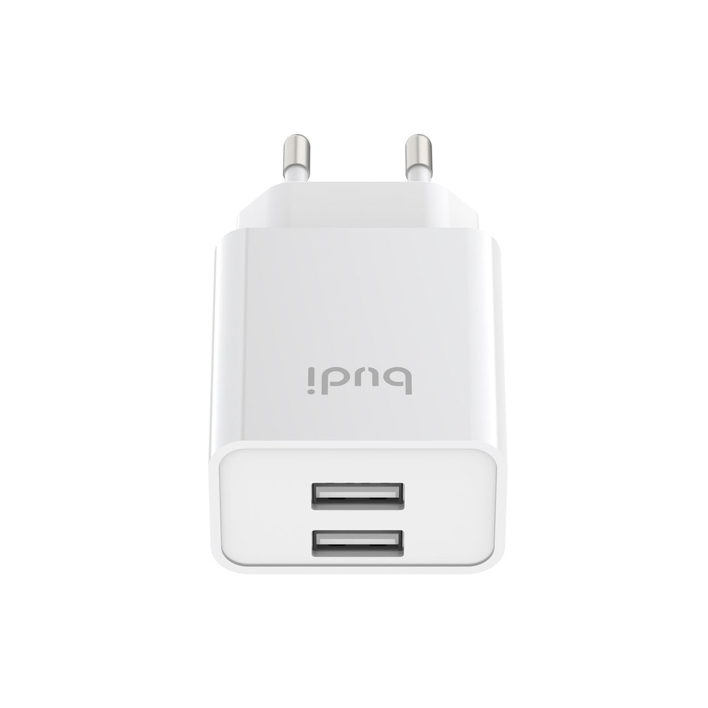 Budi USB-A to Micro-USB Wall Charger, 12W, 1m (AC356EM10W)