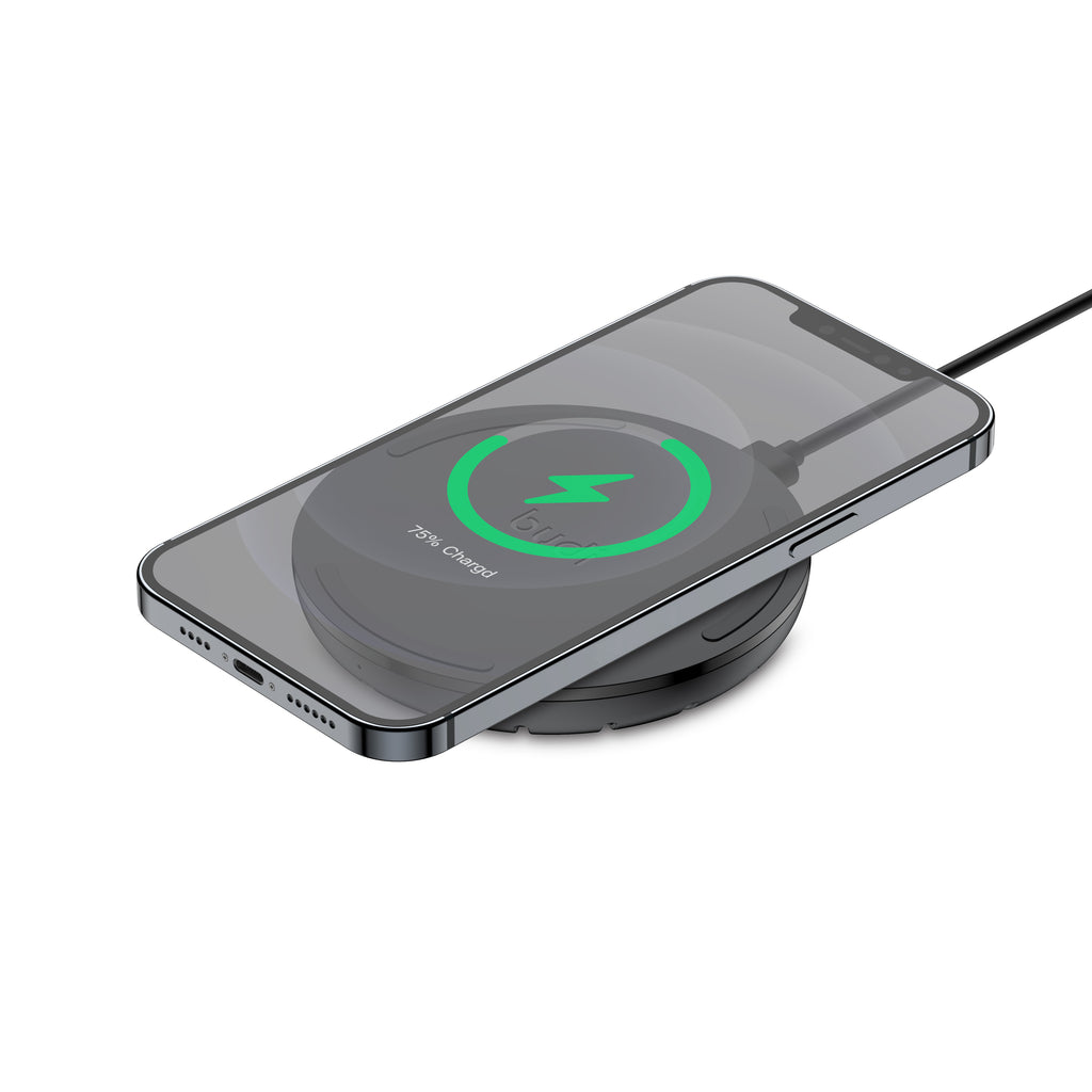 Budi USB-C to USB-C Wireless Charger, 15W, 1.2m (WL3600B)