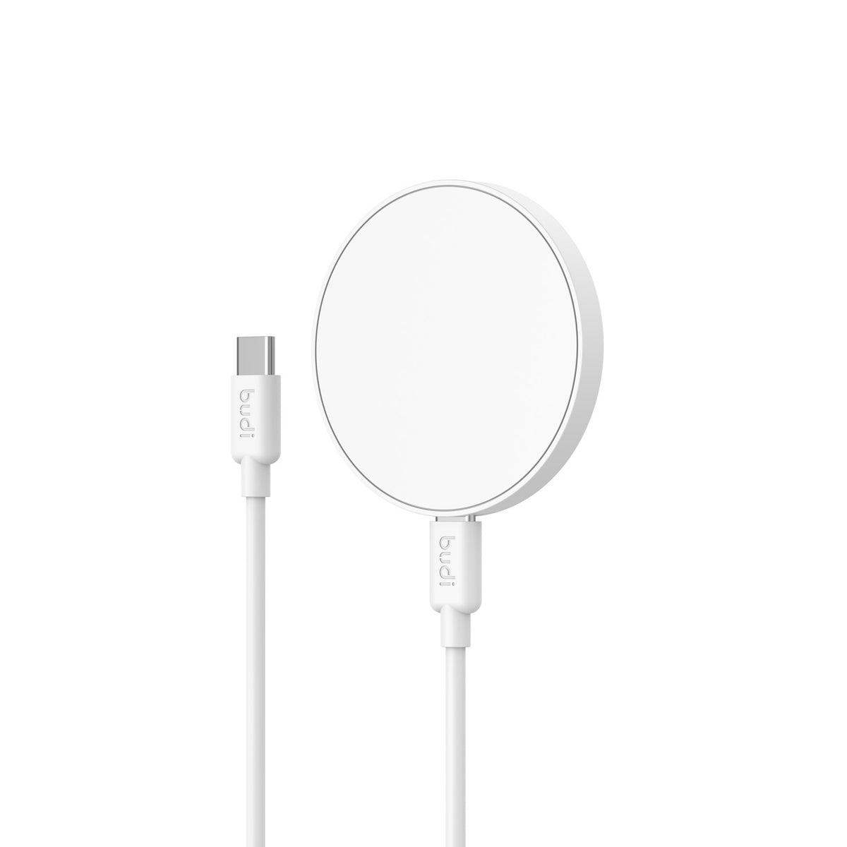 Budi USB-C to USB-C Wireless Charger, 15W, White (WL3700W)