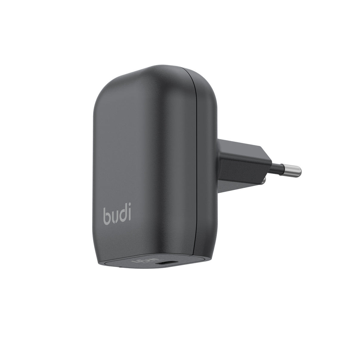 Budi USB-C to USB-C Wall Charger, 45W, 1m, Black (AC370ETTB)