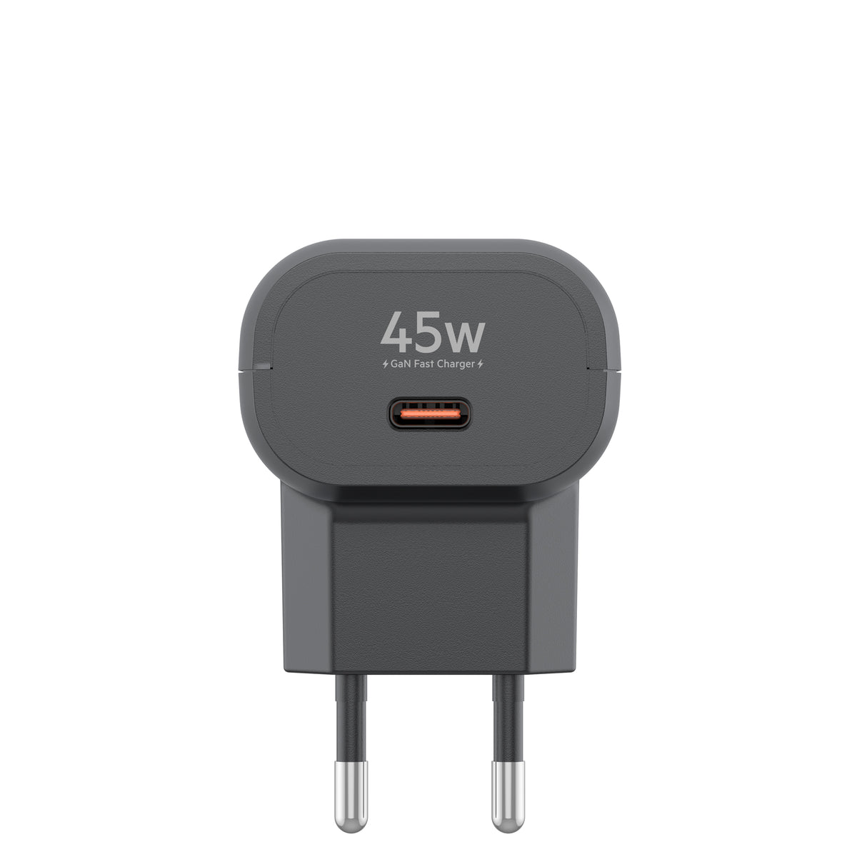 Budi USB-C to USB-C Wall Charger, 45W, 1m, Black (AC370ETTB)