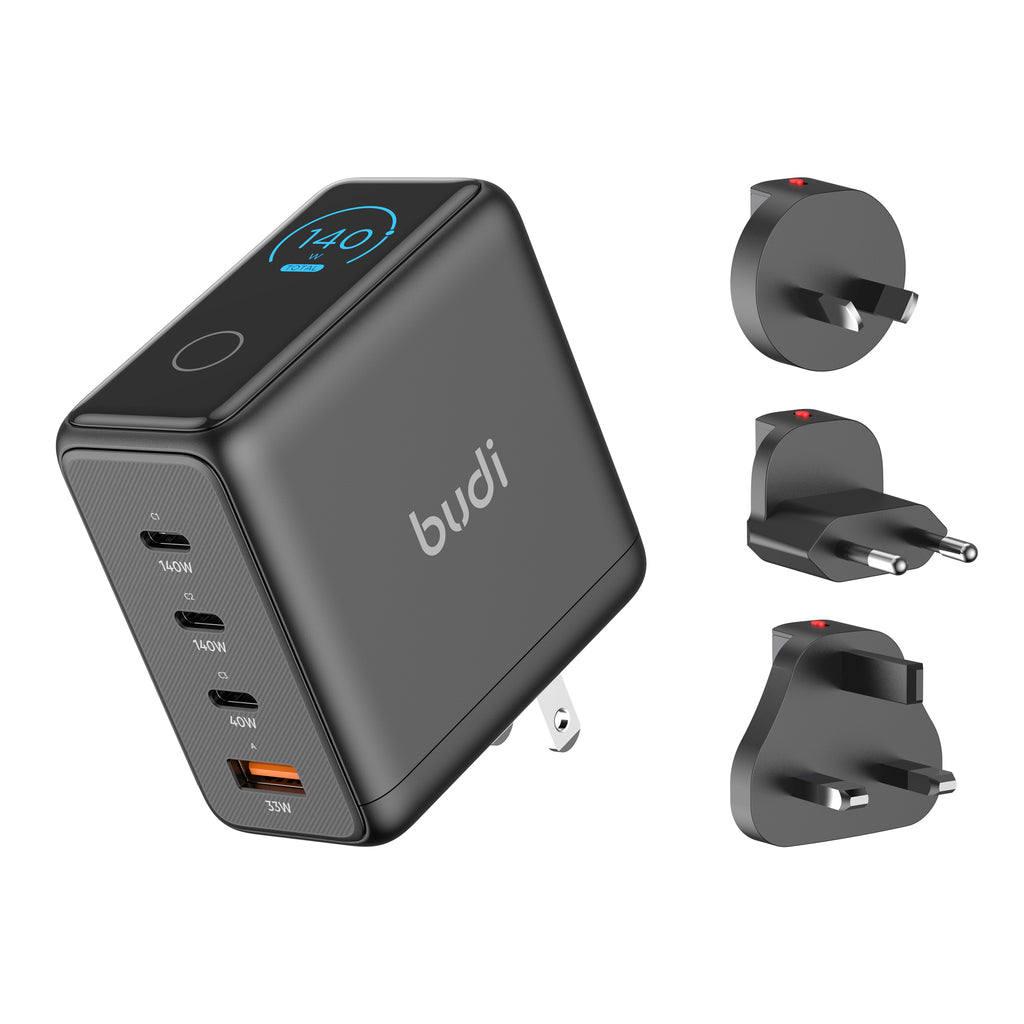 Budi Wall Charger, 140W (AC372B)