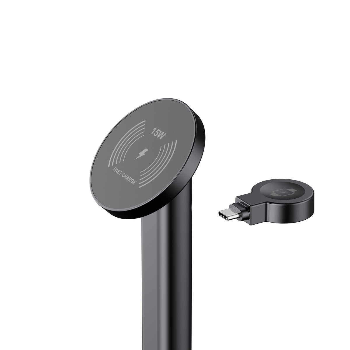 Budi 3-in-1 Wireless Charger, 20W, Black (WL4900B)