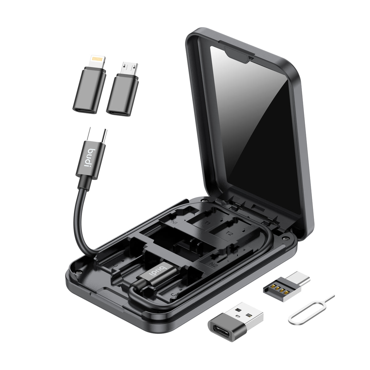 Budi Multifunctional Box, Black (DC511CB)