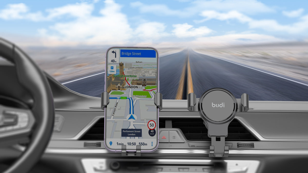 Budi Car Mount, Black (CM557B)