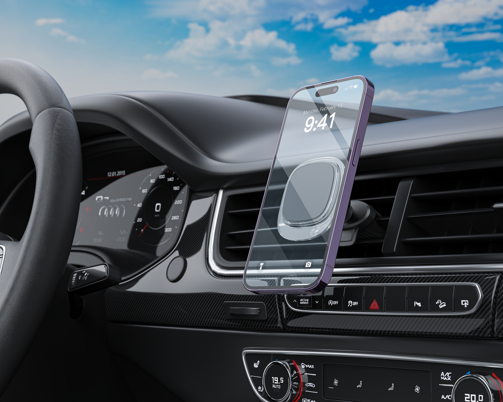 Budi Car Mount, Black (CM559B)