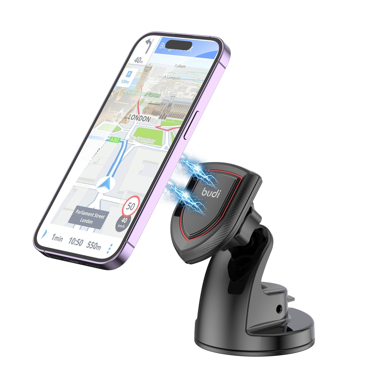 Budi Car Mount, Black (CM572B)
