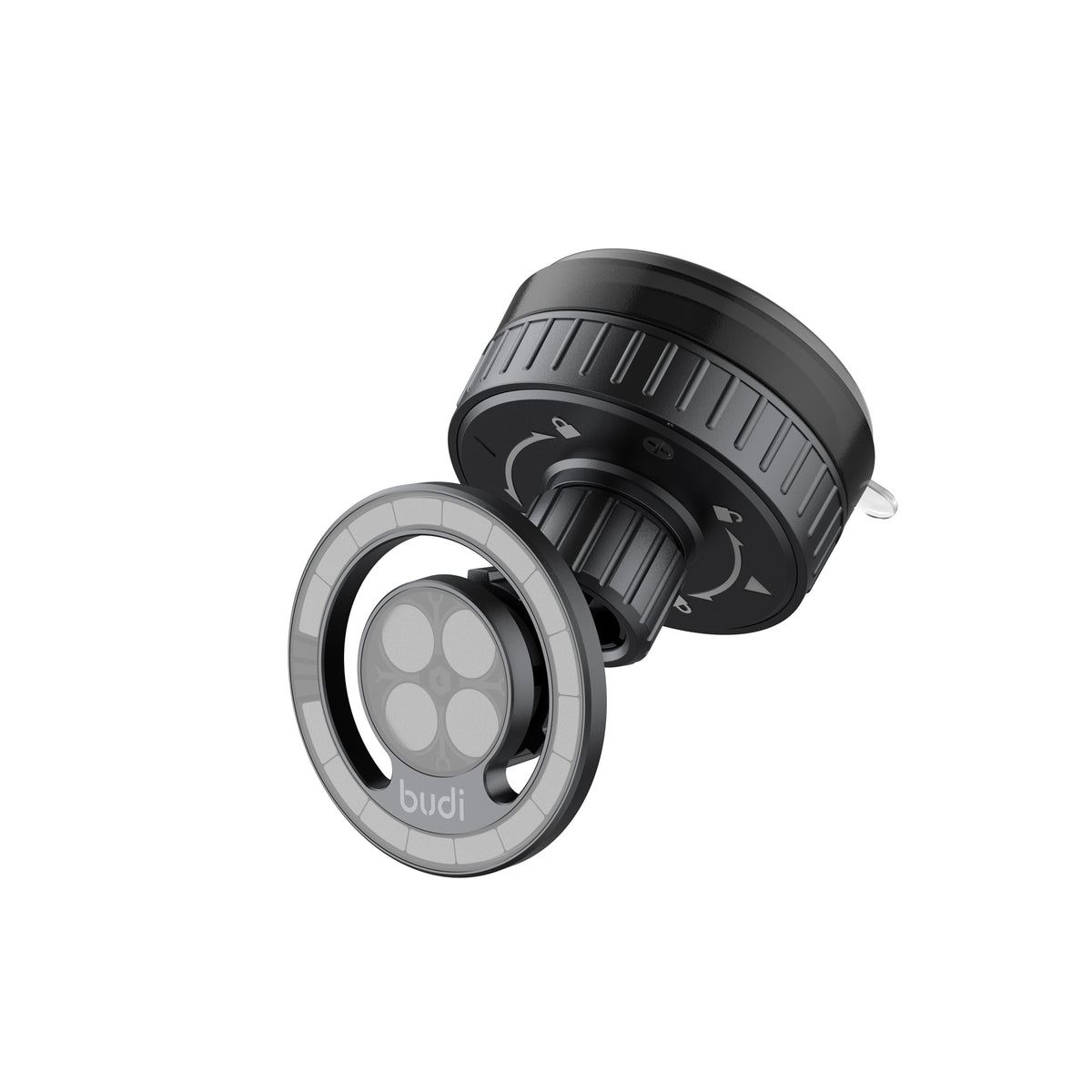 Budi 2-in-1 Car Mount, Black (CM589B)