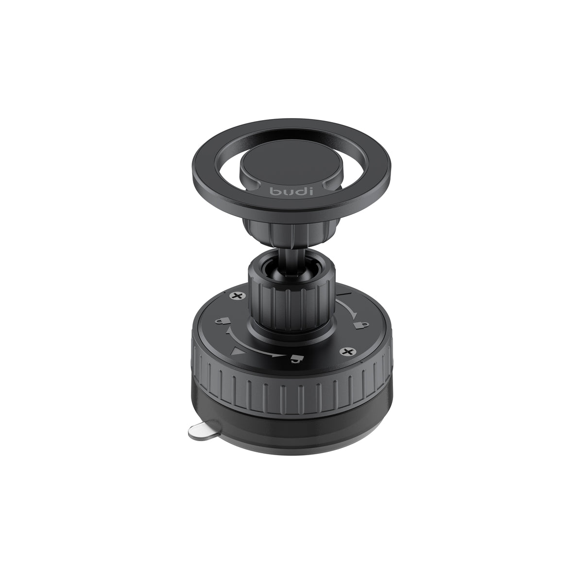 Budi 2-in-1 Car Mount, Black (CM589B)