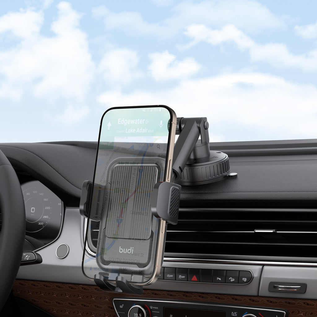 Budi Car Mount, Black (CM590B)