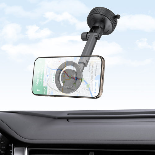 Budi 2-in-1 Car Mount, Black (CM591B)