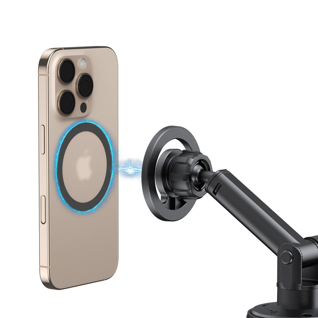 Budi 2-in-1 Car Mount, Black (CM591B)