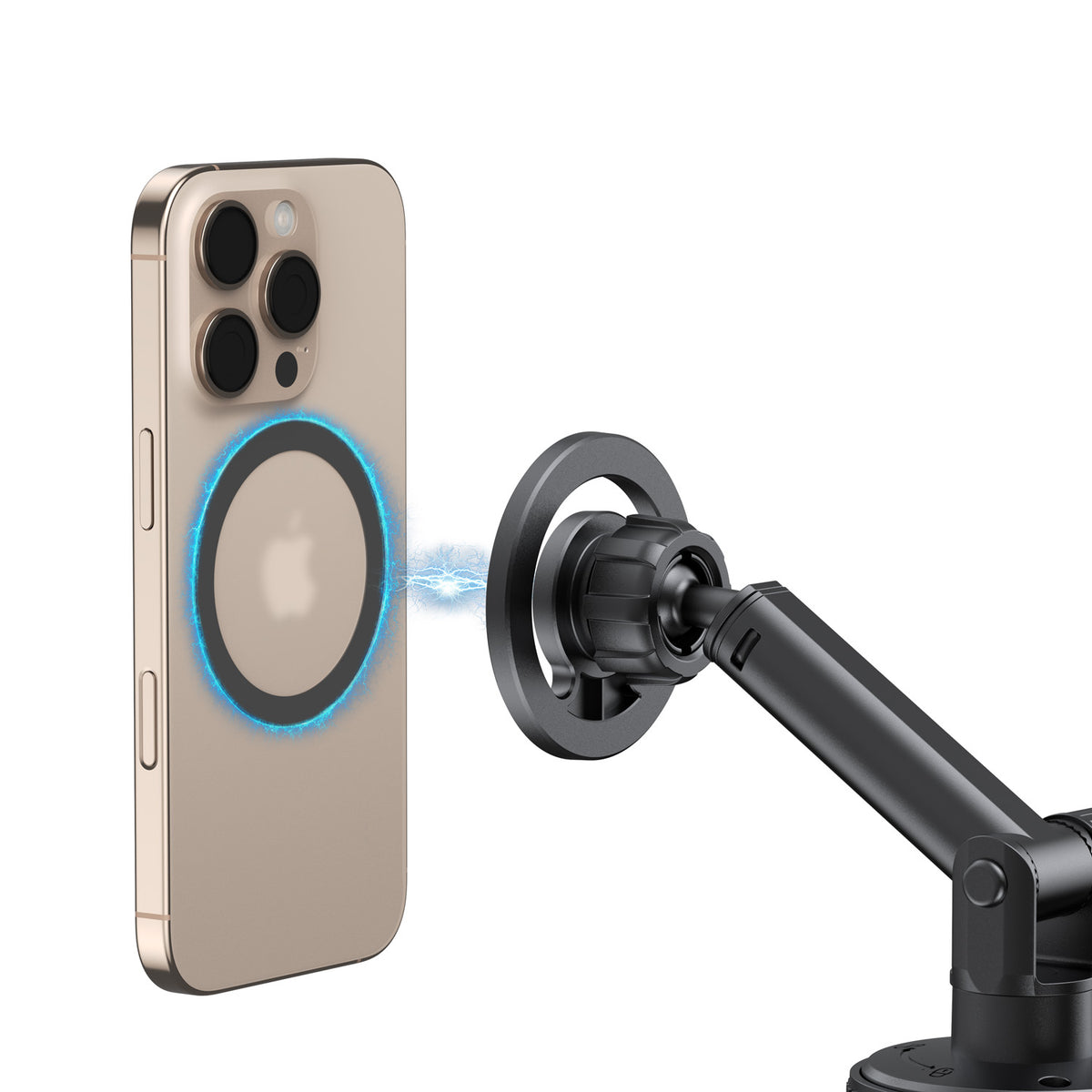 Budi 2-in-1 Car Mount, Black (CM591B)