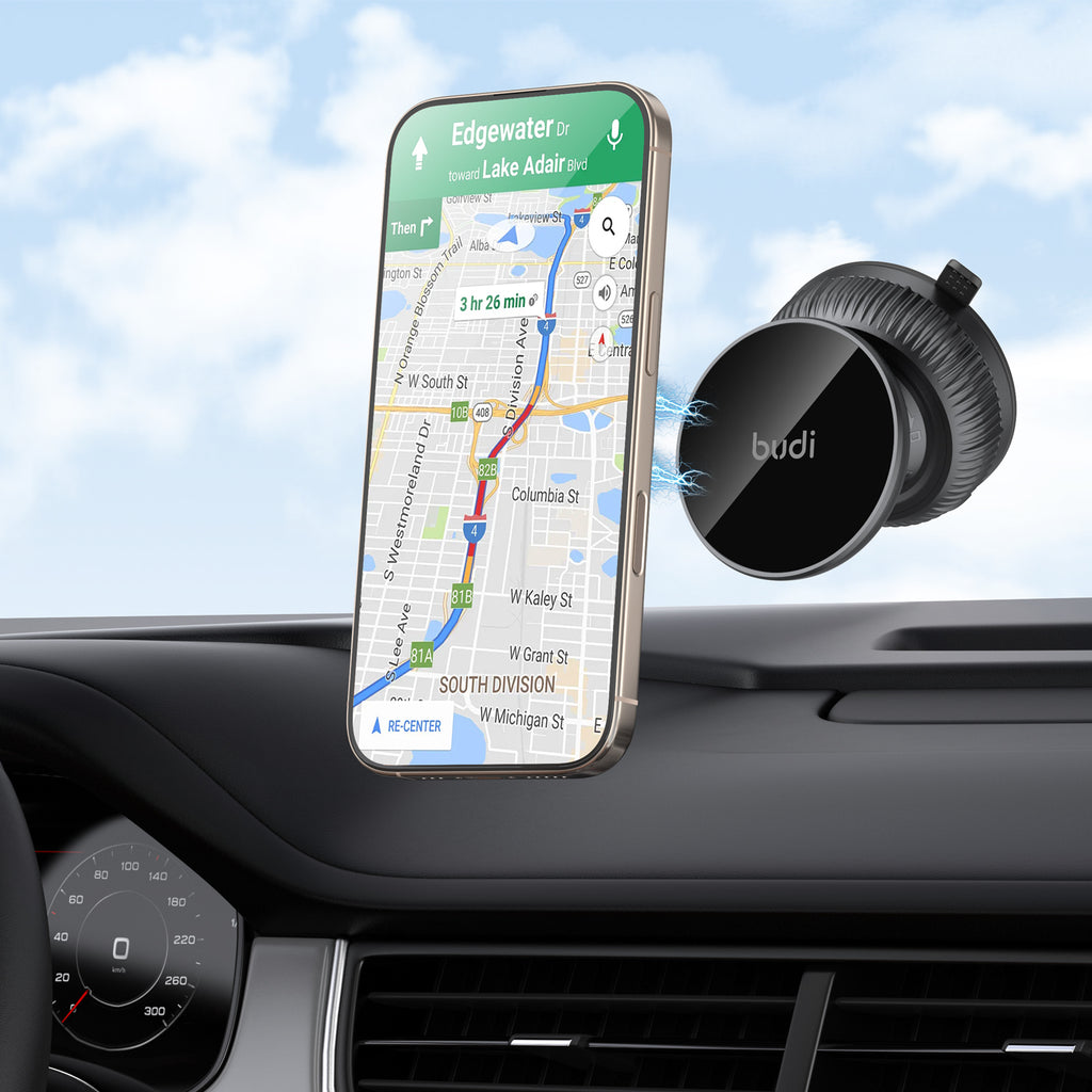 Budi Car Mount, Black (CM593B)