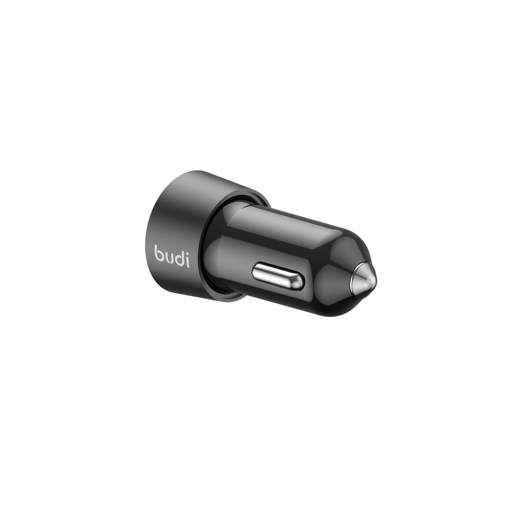 Budi USB-C to USB-C Car Charger, 33W, 1.2m, Black (CC622RTTB)