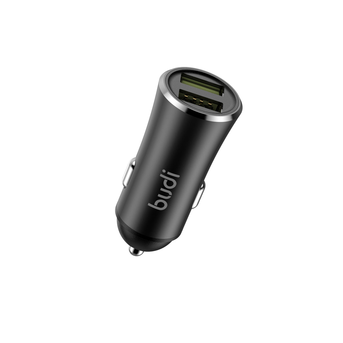 Budi 3-in-1 Car Charger, Black (CC627B)