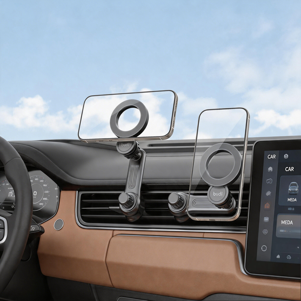 Budi Car Mount, Black (CM716B)