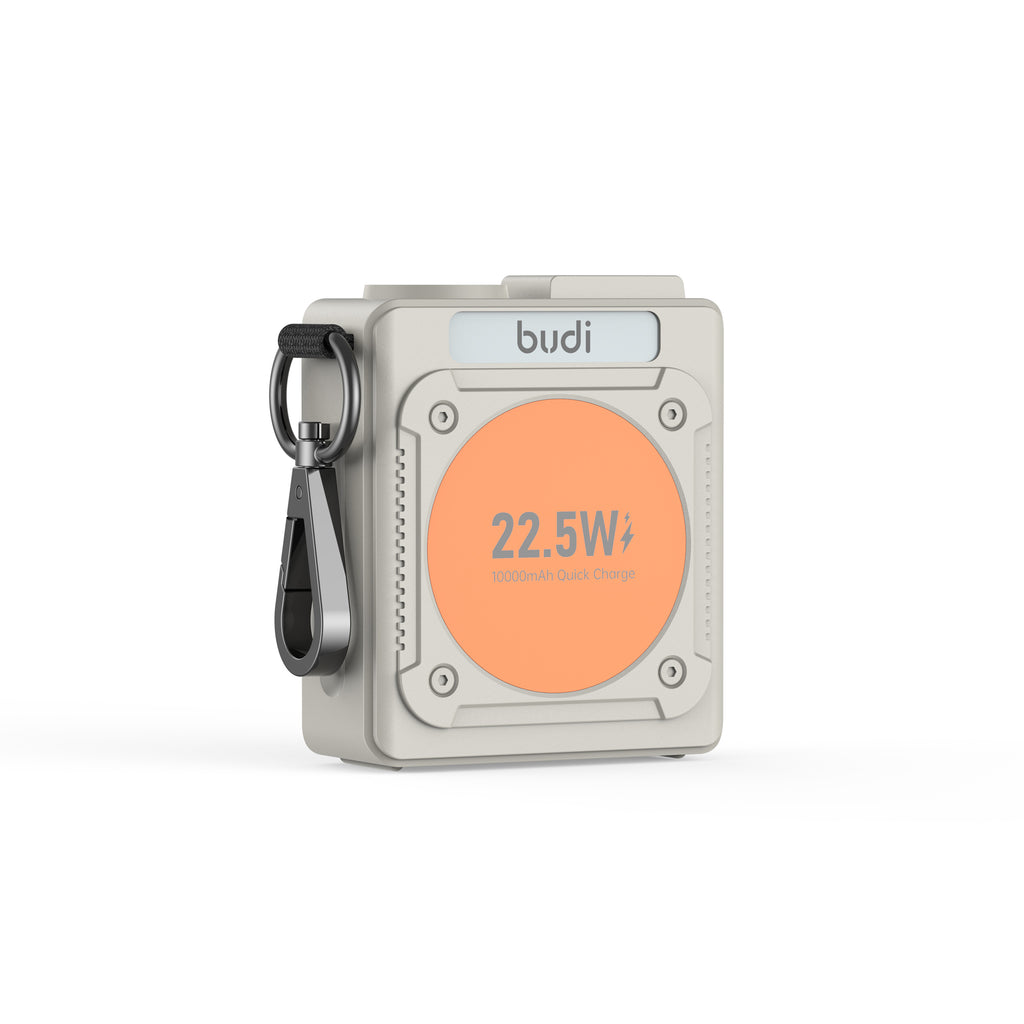 Budi Power Bank, 22.5W, 10000 mAh, Grey (PB815NH)