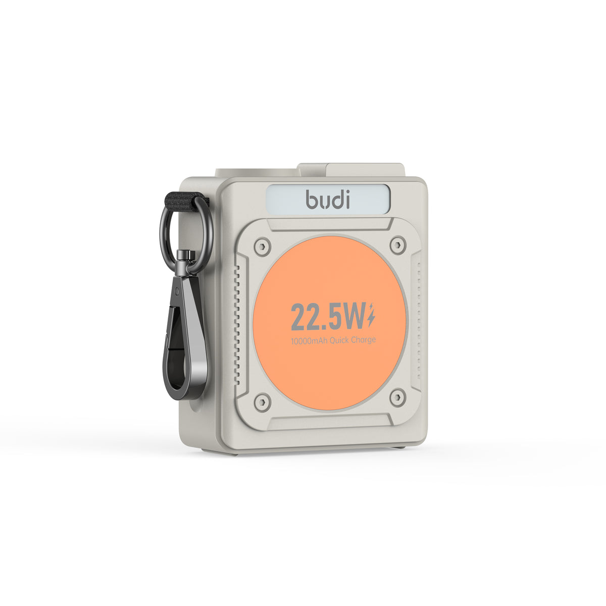 Budi Power Bank, 22.5W, 10000 mAh, Grey (PB815NH)