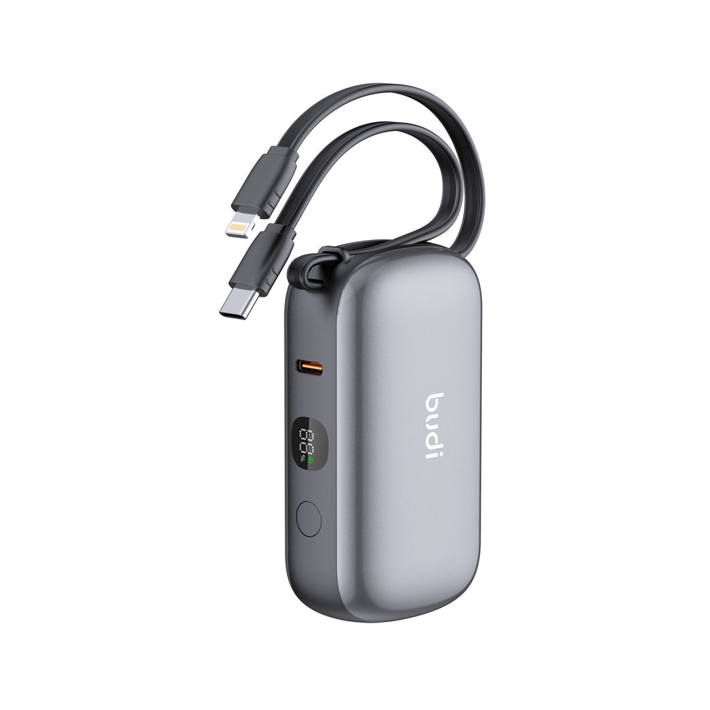 Budi Power Bank, 22.5W, 10000 mAh, Grey (PB817H)