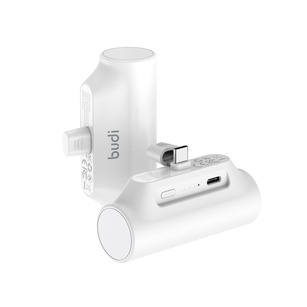 Budi Power Bank, 10W, 3000 mAh, White (PB826TW)