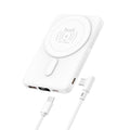 Budi USB-C to USB-C Power Bank, 22.5W, 5000 mAh, 0.2m, White (PB827W)